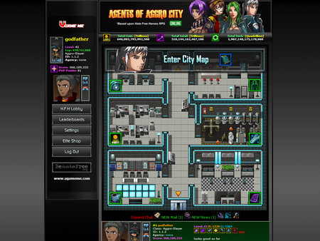 Скриншот из Agents of Aggro City Online