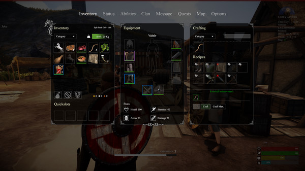 Valnir Rok Survival RPG game for windows Pc 1