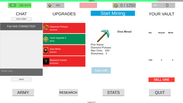 Скриншот из A Mining Game