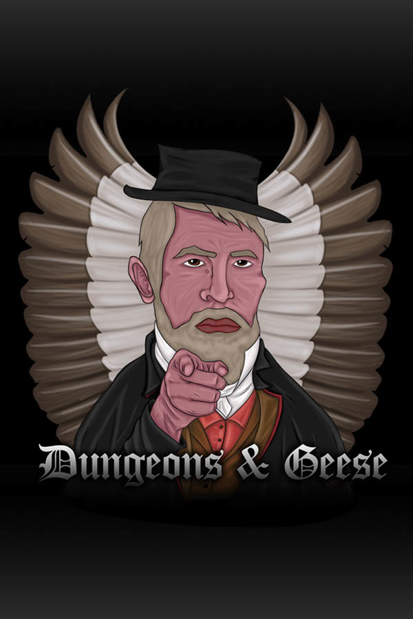 Steam portrait for Dungeons & Geese.