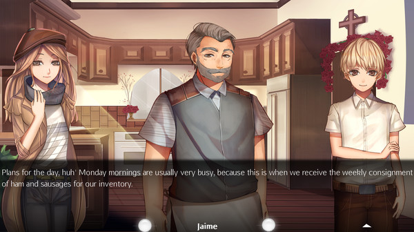 Скриншот из On Earth As It Is In Heaven - A Kinetic Novel Скриншот из On Earth As It Is In Heaven - A Kinetic Novel