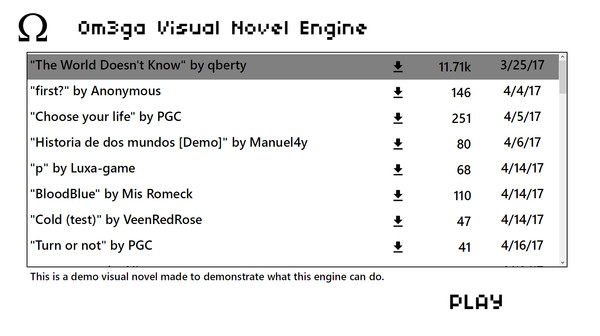 Скриншот из Visual Novel Engine