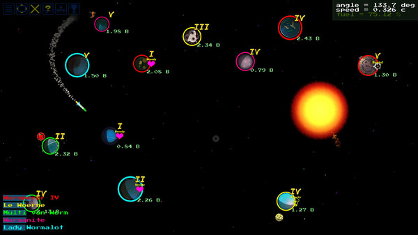 SpaceWormsfor windows and Linux 1