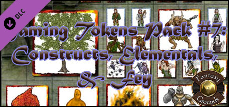 Fantasy Grounds - Gaming #7: Constructs, Elementals, & Fey (Token Pack)