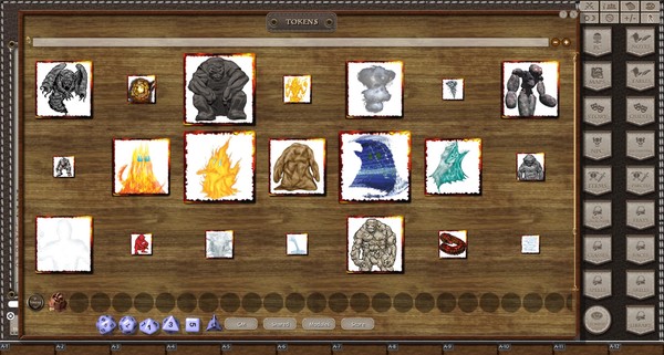Скриншот из Fantasy Grounds - Gaming #7: Constructs, Elementals, & Fey (Token Pack)