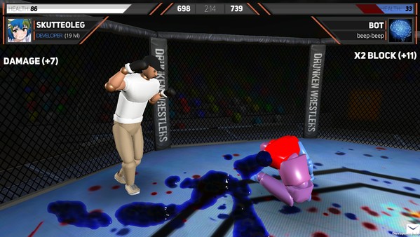 Drunken Wrestlers 2 game for Linux 1