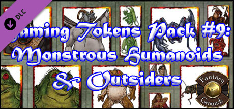 Fantasy Grounds - Gaming #9: Monstrous Humanoids & Outsiders (Token Pack)