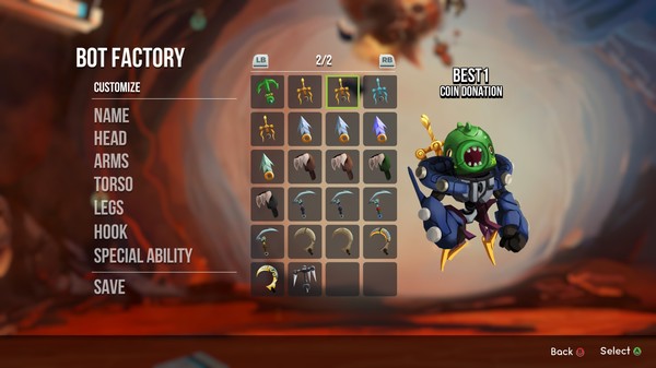 Hookbots game for windows Pc 1