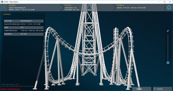 CUR3D Maker Editionfor windows and Linux 1