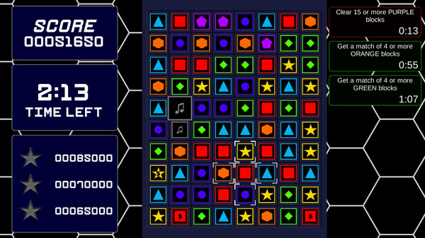Swap Blocks game for Linux 1
