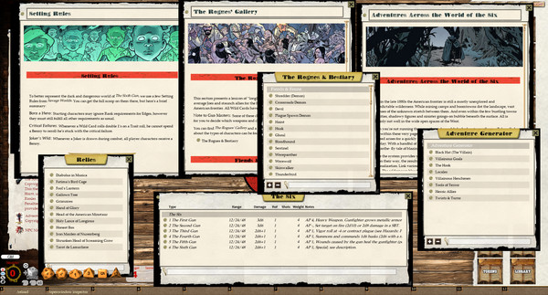 Скриншот из Fantasy Grounds - The Sixth Gun Roleplaying Game (Savage Worlds)