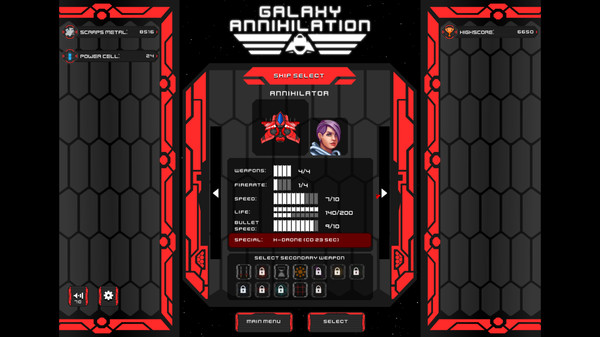 Скриншот из Galaxy Annihilation