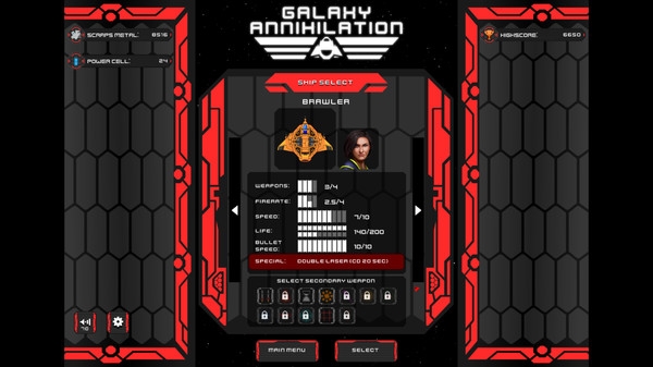Скриншот из Galaxy Annihilation