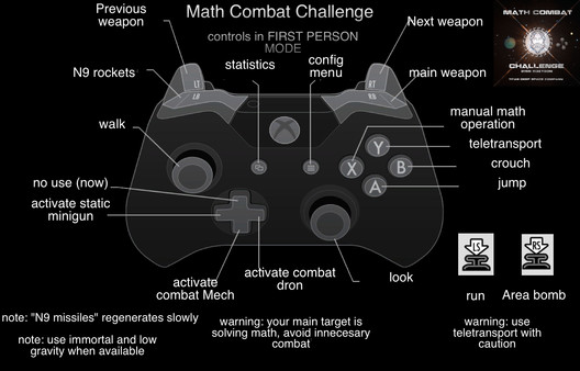 Скриншот из Math Combat Challenge