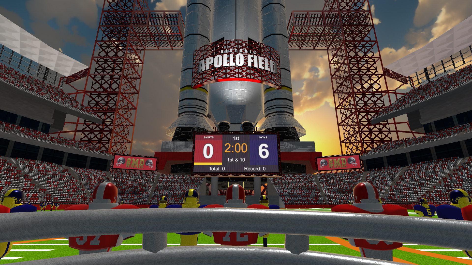 Oculus Quest 游戏《橄榄球》2MD: VR Football Unleashed