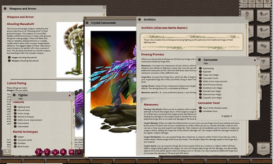 Скриншот из Fantasy Grounds - Underworld Races & Classes (5E)