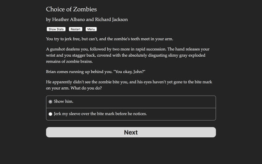 Choice of Zombies requirements