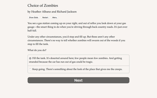 Choice of Zombies Steam