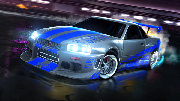 Скриншот из Rocket League® – Fast & Furious™ '99 Nissan Skyline GT-R R34