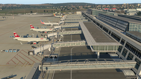 Скриншот из X-Plane 11 - Add-on: Aerosoft - Airport Stuttgart