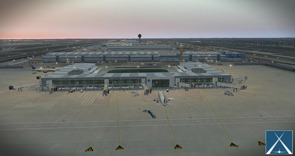 Скриншот из X-Plane 11 - Add-on: Globall Art - CYYZ - Toronto Pearson International