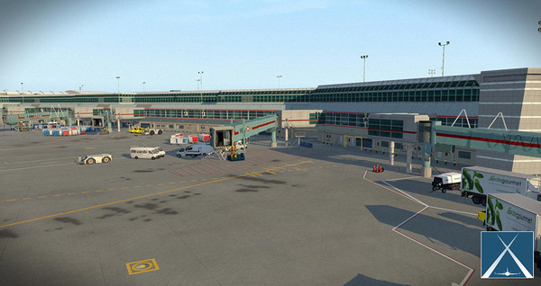 Скриншот из X-Plane 11 - Add-on: Globall Art - CYYZ - Toronto Pearson International
