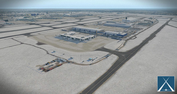 Скриншот из X-Plane 11 - Add-on: Globall Art - CYYZ - Toronto Pearson International