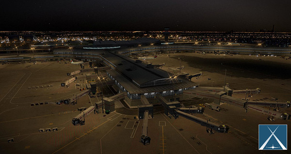 Скриншот из X-Plane 11 - Add-on: Globall Art - CYYZ - Toronto Pearson International