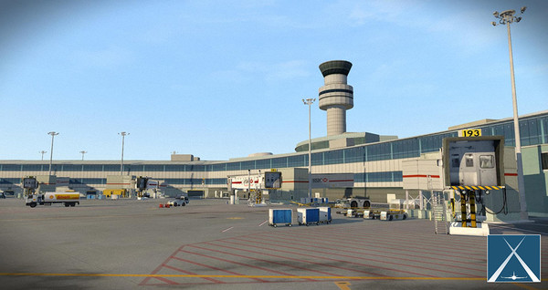 Скриншот из X-Plane 11 - Add-on: Globall Art - CYYZ - Toronto Pearson International