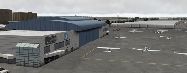 Скриншот из X-Plane 11 - Add-on: Skyline Simulations - KSNA - John Wayne International
