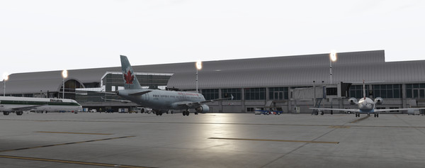 Скриншот из X-Plane 11 - Add-on: Skyline Simulations - KSNA - John Wayne International