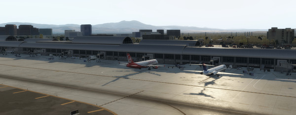 Скриншот из X-Plane 11 - Add-on: Skyline Simulations - KSNA - John Wayne International