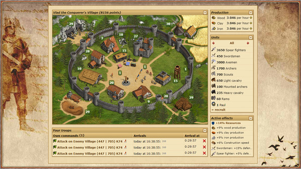 Скриншот из Tribal Wars