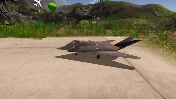 Скриншот из RC Plane 3 - Stealth Plane