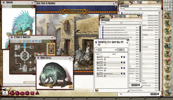 Скриншот из Fantasy Grounds - Pathfinder RPG - Mummy's Mask AP 1: The Half-Dead City (PFRPG)