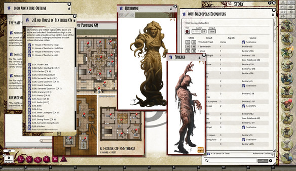 Скриншот из Fantasy Grounds - Pathfinder RPG - Mummy's Mask AP 1: The Half-Dead City (PFRPG)