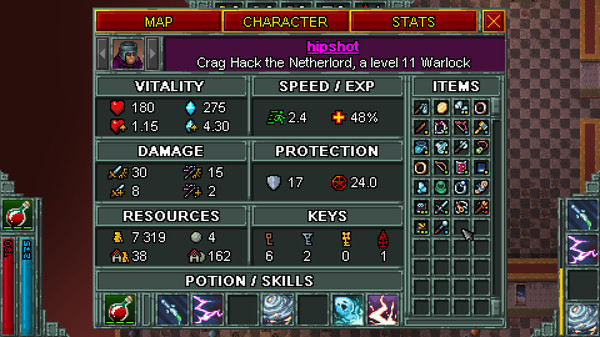 Скриншот из Heroes of Hammerwatch
