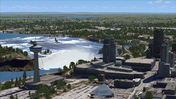 Скриншот из FSX Steam Edition: US Cities X: Niagara Falls Add-On