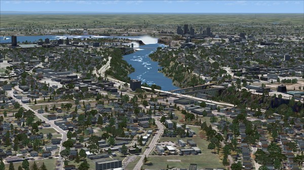 Скриншот из FSX Steam Edition: US Cities X: Niagara Falls Add-On