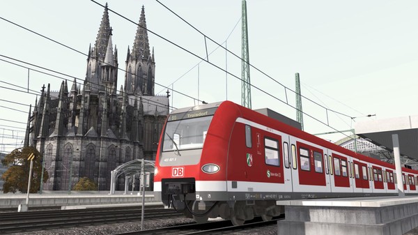 Скриншот из Train Simulator: Köln Airport Link Route Extension Add-On