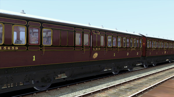 Скриншот из TS Marketplace: Caledonian Railway 45ft Non-Corridor - LMS Period 1 Add-On