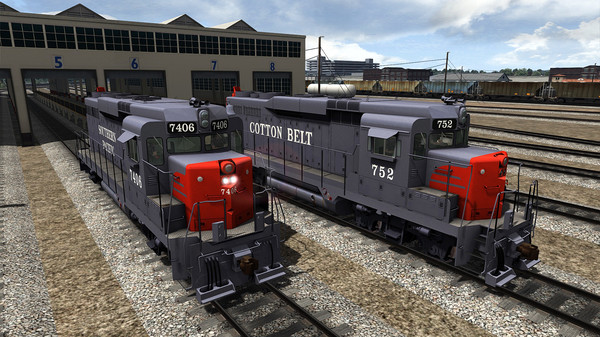 Скриншот из TS Marketplace: Southern Pacific⁄Cotton Belt GP30 Livery Add-On