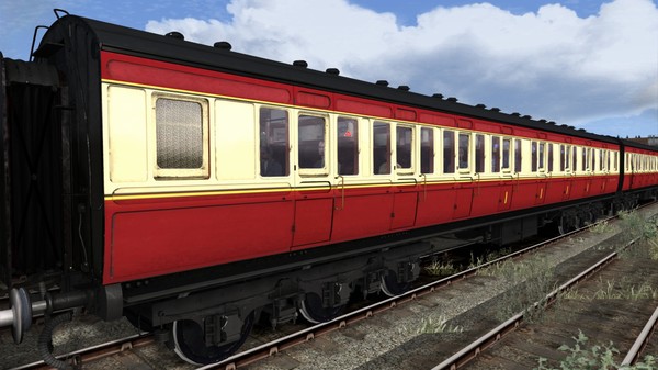 Скриншот из TS Marketplace: Caledonian Railway 65ft Grampian BR Crimson & Cream Coach Pack Add-On