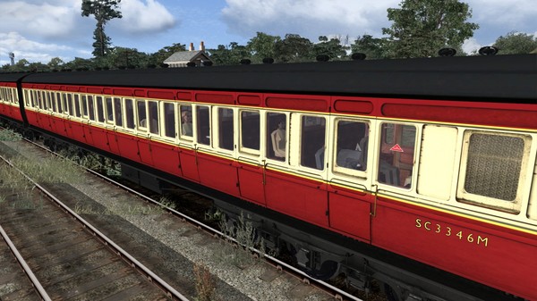 Скриншот из TS Marketplace: Caledonian Railway 65ft Grampian BR Crimson & Cream Coach Pack Add-On