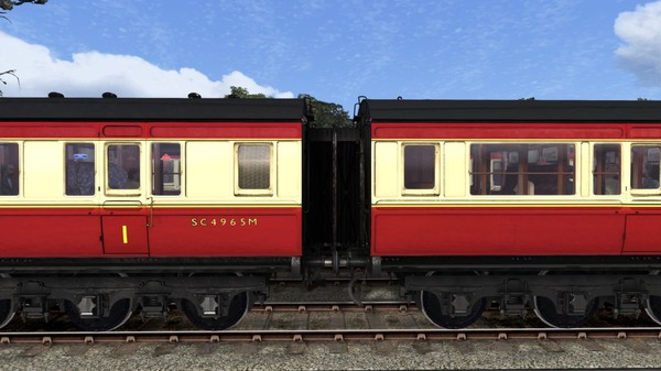 Скриншот из TS Marketplace: Caledonian Railway 65ft Grampian BR Crimson & Cream Coach Pack Add-On