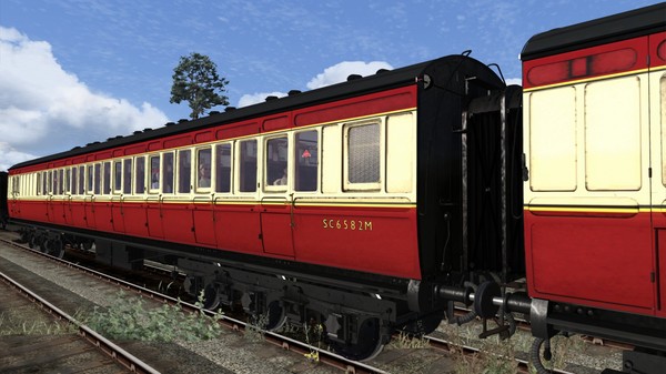 Скриншот из TS Marketplace: Caledonian Railway 65ft Grampian BR Crimson & Cream Coach Pack Add-On