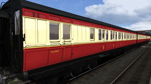 Скриншот из TS Marketplace: Caledonian Railway 65ft Grampian BR Crimson & Cream Coach Pack Add-On