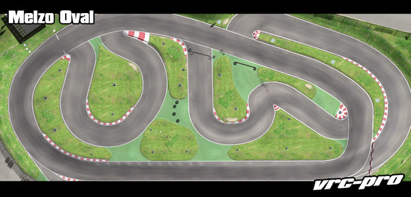 Скриншот из VRC Pro track pack: Melzo Oval course