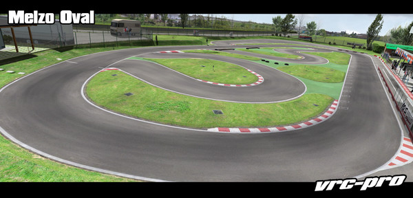 Скриншот из VRC Pro track pack: Melzo Oval course