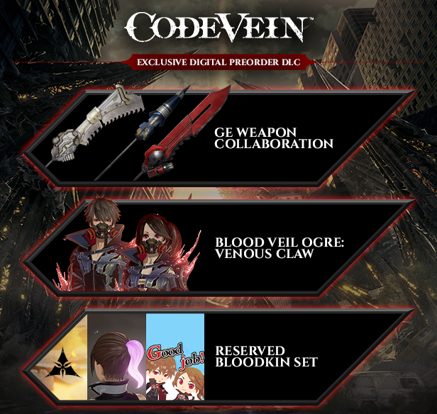 Prepurchase CODE VEIN on Steam